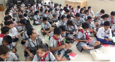 Origami For Class 5 Conducted At Ramjas School 